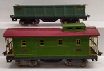 Lionel Vintage Standard Gauge Assorted Freight Cars: 512, 517 -repainted. Fixed Price $41.59.