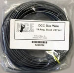 Nce New 2026 Dcc Main Power Bus Wire 25 Feet 14 Awg Black 5240284. Fixed Price $10.04.