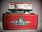 Lionel 6-13601 Standard Gauge 1989 Seasons Greetings Christmas Car New O.b.. Fixed Price $70.00.