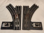 Lionel 223 Standard Gauge Left Right Hand Switches. Fixed Price $40.00.