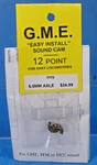G.m.e. Sound Cam 6.0MM Axle 12 Point For 3 Cyl Shay Pfm Pbl Dcc Scale,g,f 1:20. Fixed Price $24.95.