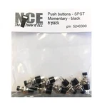 Nce 5240300 BTN8 Black Momentary Spst Normally Open Pushbutton Switch Pack. Fixed Price $10.99.