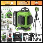 360 Self-leveling Laser With Tripod & Remote Control 4D Green 16 Line. Fixed Price $111.99.