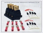 Lionel Post War Transformer Protection Block & 5A Breakers 8 Tvs -zw. Fixed Price $48.95.