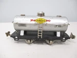 Lionel 804 Sunoco Tank Car Silver Whl Factory Error Prewar Gauge X7930. Fixed Price $49.00.