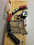 Vintage Post War Marx Gauge Trains Tracks And Transformer. Fixed Price $60.00.