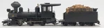 Bachmann ON30 Scale Undecorated Steam Locomotive And Tender W/wood Load & Dcc. Fixed Price $99.99.