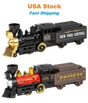 Classic Steam Engine Train Locomotive Diecast Model Car 9932A (9.75", Asstd.). Fixed Price $21.99.