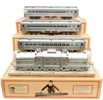 Mth Lionel Corp Brute Engine & Passenger Set Zinc Chromate 11-2009-1 Standard Ga. Fixed Price $4995.00.