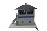 Mth Rail King Switch Tower 30 9011 Gray Blue Lighted. Fixed Price $50.00.