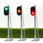 3PCS Model Railway Ho Scale 1:87 Signals Green Red Yellow Block 12V. Fixed Price $19.99.