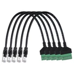 Jienk 5PCS RJ45 Male To 8 Pins Screw Terminal Block Adapter For CAT5 Ethernet.... Fixed Price $41.00.