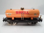Mth 10-2228 Tinplate Traditions Lionel Standard Gauge #215 Shell Tank Car New. Fixed Price $225.00.