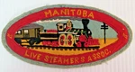 Vintage Manitoba Live Steamers Association Train Large Patch Badge Crest. Fixed Price $13.83.