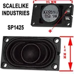 Scalelike Industries SP1425 Watt All 8 Ohm 14X25MM Dcc Speaker New Package. Fixed Price $8.99.