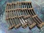 Pre-war Standard Gauge American Flyer Curved Track (16) Lionel Switches (2). Fixed Price $29.95.