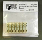 Nce Corporation 296 All Scale 8-CIRCUIT Eurostyle Terminal Strips (2). Fixed Price $12.99.