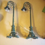 Lot Of 2 Lionel Prewar Standard Gauge Gooseneck Lamp Post - 9IN Tall. Fixed Price $69.00.