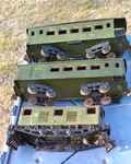 Ives Standard Gauge Prewar 3235 Electric Locomotive Passenger Train Set Project. Fixed Price $94.99.