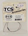 Tcs #1473 2-PIN Micro Connector W/black And White Wires New. Fixed Price $11.99.