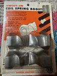 Twist Coil Spring Booster Superior Industries Model #8 Set Of 4. Fixed Price $30.00.