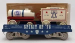 Mccoy 1000-76 Standard Gauge Spirit Of 1976 Flatcar With Load Ln/box. Fixed Price $26.80.