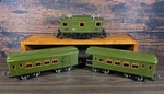Ives Green 3235R Standard Gauge Train With 184 Buffet 186 Observation. Fixed Price $265.00.