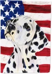 SS4018CHF Usa American Flag With Dalmatian Canvas, Large, Multicolor. Fixed Price $50.33.