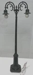 Lionel Prewar Standard Gauge #67 Double Gooseneck Lamp Post - Approx. 13" Tall. Fixed Price $89.00.