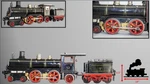 Extremely Rare Rklin 2-B-1 Ce 1021 4-4-2 1-GAUGE Clockwork Locomotive. Fixed Price $4500.00.