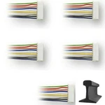 Digitrax Dhwh New 2026 9 Pin Dcc To Bare Wire Harness 5 Pack. Fixed Price $13.72.