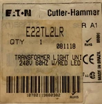 Eaton Cutler Hammer E22TL2LR 240 V Red Led Transformer Light Module. Fixed Price $30.00.