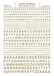 Woodland Scenics Gothic Gold Letters Dry Transfer Decals MG722. Fixed Price $8.99.