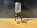 Antique "arcade" Cast Iron Wall Mount Hand Crank Coffee Grinder W/ Hopper & Cup!. Fixed Price $300.00.