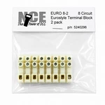 Nce 523-296 Euro 8-2 Terminal Strip (2-PACK). Fixed Price $13.74.
