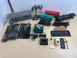Marx Big Rail Work Train Vintage Set Untested Damaged Accessories As Is. Fixed Price $100.00.