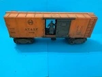 Lionel Train Cars Vintage At&sf Box With Sliding Door. Fixed Price $30.00.