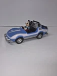 Vintage Mickey Mouse Disney Pullback & Go Blue Race Car Toy #60. Fixed Price $9.49.