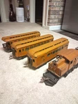 Rare *ives* Standard Gauge (bankers Special) 3243 Engine 187,188,189 Passengers!. Fixed Price $1235.00.