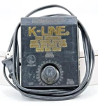 Used K-line Model K-950 120V 50/60HZ Train Black Hobby Toy Transformer Gauge. Fixed Price $29.95.