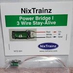 Nix Trainz NTZ-201 Power Bridge 3 Wire Stay Alive System Model Railroad. Fixed Price $29.99.