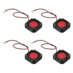 2W 8 Mini Speaker, 4PCS Full-range Portable Micro Loudspeakers, Black Red. Fixed Price $24.22.