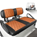 Drive Up High Quality Pvc Brown Crossed Print Golf Cart Seat Cover For Ezgo Txt. Fixed Price $68.99.