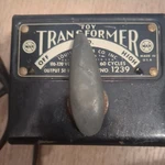 Louis Mark & Co No. 1239, 1209 Toy Transformer 110-120V 50W Untested. Fixed Price $12.00.