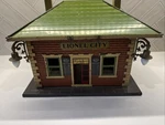 Lionel Prewar Standard Gauge Tinplate City No. 122 Station. Fixed Price $100.00.