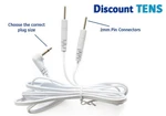 Tens Lead Wires - Two 2MM Pin Connectors Quantity:. Fixed Price $8.95.