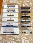 Southern Pacific & Rio Grande Lines Railroad Trains, Gauge/scale, Set Of 6. Fixed Price $23.96.
