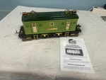 Mth Tinplate Traditions 10-1066-0 Green #9E Electric Locomotive (no Box). Fixed Price $499.99.