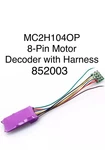 Soundtraxx MC2H104OP Dcc Motor Decoder 8-PIN With Harness Functions 852003. Fixed Price $29.56.