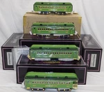 Mth 10-1068 Standard Gauge Stephen Girard 4CAR Passenger Set 12WHEEL 2TONE Green. Fixed Price $995.00.
